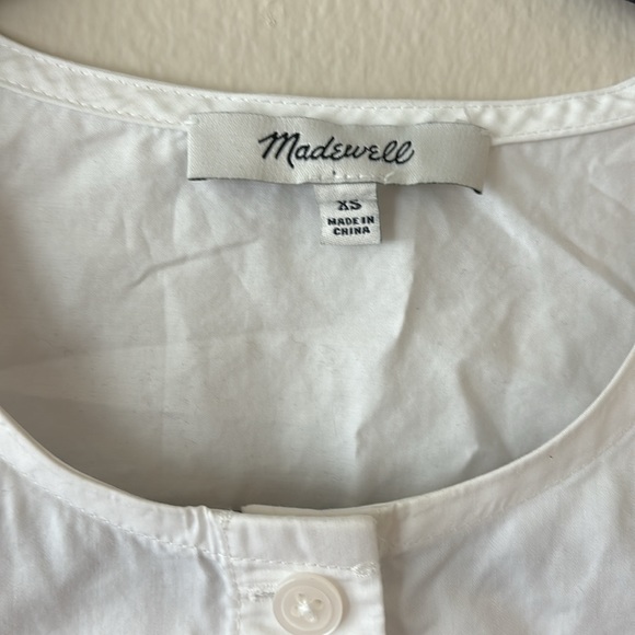 Madewell Studio Ruffle-Hem Top - Picture 2 of 4